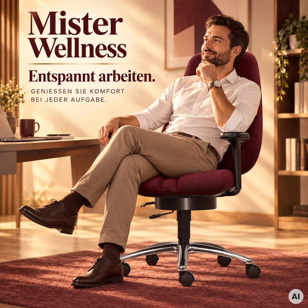 Mister Wellness - Bequemer Profi Drehstuhl