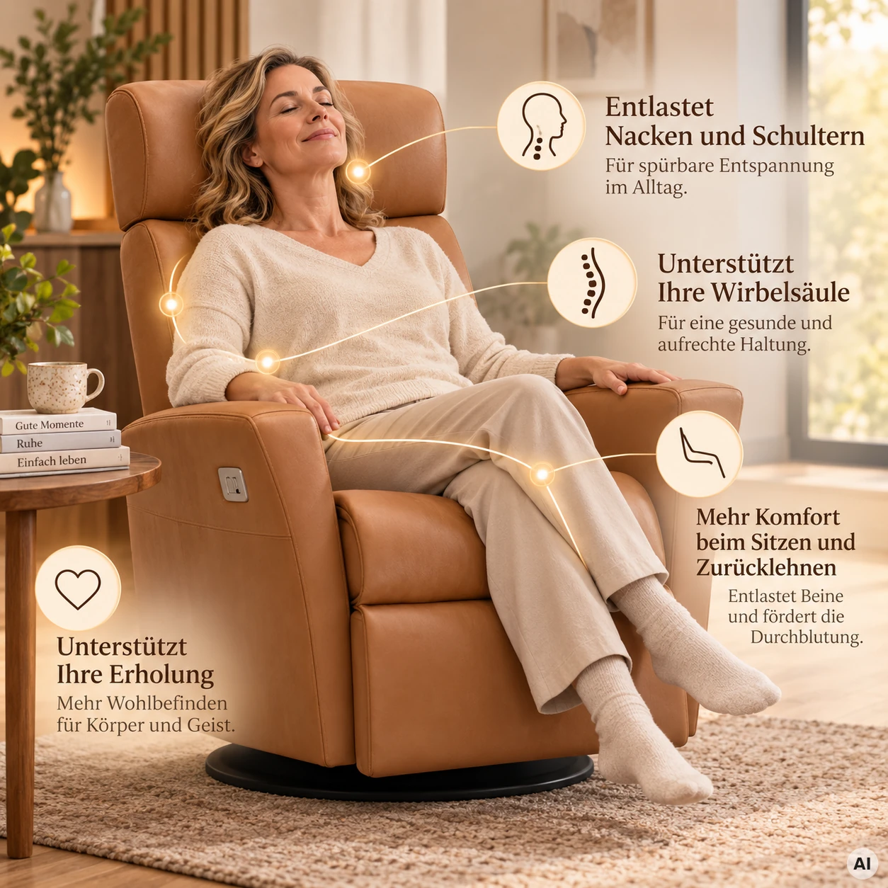Da Vinci - Luxus Komfort-Sessel